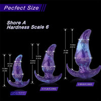5.11in 6.29in 7.48in 8.66in Monster Fantasy Silicone Dildo For Starter Use