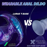 5.11in 6.29in 7.48in 8.66in Monster Fantasy Silicone Dildo For Starter Use