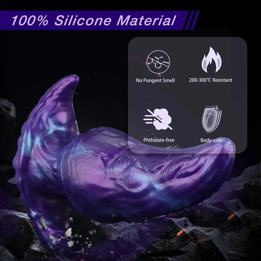 5.11in 6.29in 7.48in 8.66in Monster Fantasy Silicone Dildo For Starter Use