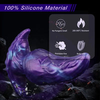 5.11in 6.29in 7.48in 8.66in Monster Fantasy Silicone Dildo For Starter Use