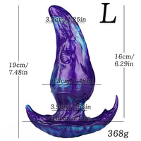 5.11in 6.29in 7.48in 8.66in Monster Fantasy Silicone Dildo For Starter Use