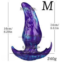 5.11in 6.29in 7.48in 8.66in Monster Fantasy Silicone Dildo For Starter Use