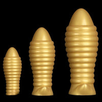 5.11in 7.08in 9.05in Dragon Egg Thread Silicone Soft Big Butt Plug Dildo