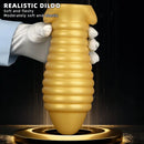 5.11in 7.08in 9.05in Dragon Egg Thread Silicone Soft Big Butt Plug Dildo