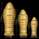 5.11in 7.08in 9.05in Dragon Egg Thread Silicone Soft Big Butt Plug Dildo