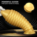 5.11in 7.08in 9.05in Dragon Egg Thread Silicone Soft Big Butt Plug Dildo