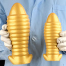 5.11in 7.08in 9.05in Dragon Egg Thread Silicone Soft Big Butt Plug Dildo
