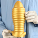5.11in 7.08in 9.05in Dragon Egg Thread Silicone Soft Big Butt Plug Dildo