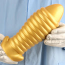 5.11in 7.08in 9.05in Dragon Egg Thread Silicone Soft Big Butt Plug Dildo