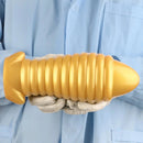 5.11in 7.08in 9.05in Dragon Egg Thread Silicone Soft Big Butt Plug Dildo
