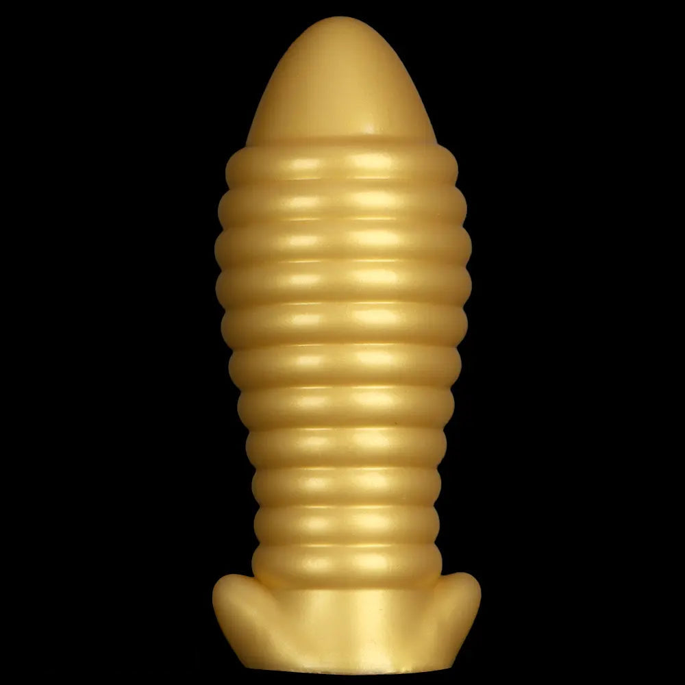 5.11in 7.08in 9.05in Dragon Egg Thread Silicone Soft Big Butt Plug Dildo