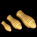 5.11in 7.08in 9.05in Dragon Egg Thread Silicone Soft Big Butt Plug Dildo