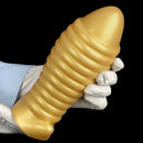 5.11in 7.08in 9.05in Dragon Egg Thread Silicone Soft Big Butt Plug Dildo