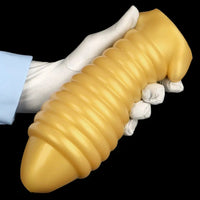 5.11in 7.08in 9.05in Dragon Egg Thread Silicone Soft Big Butt Plug Dildo