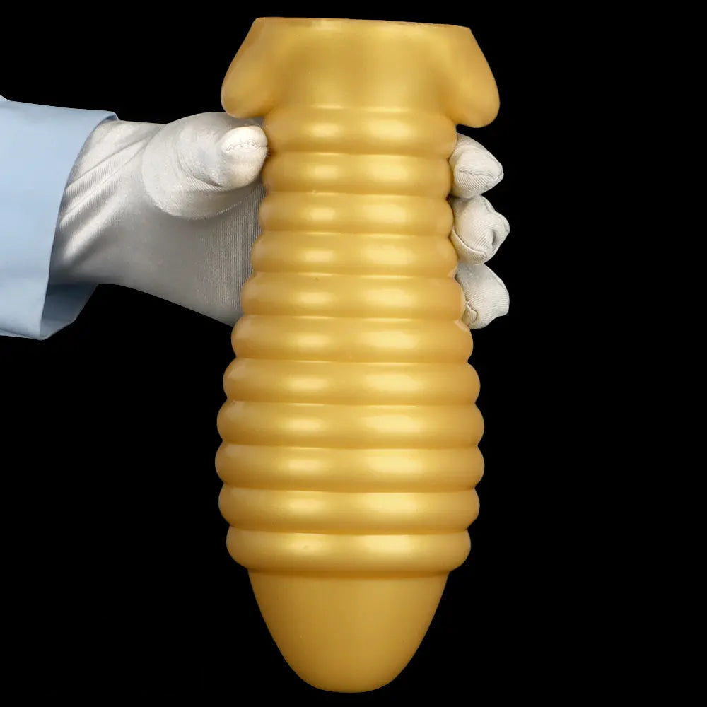 5.11in 7.08in 9.05in Dragon Egg Thread Silicone Soft Big Butt Plug Dildo