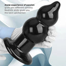 5.11in 9.05in Black Fantasy PVC Big Thick Butt Plug Dildo Pleasure Stimulator