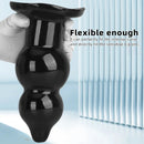 5.11in 9.05in Black Fantasy PVC Big Thick Butt Plug Dildo Pleasure Stimulator