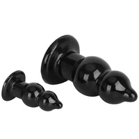 5.11in 9.05in Black Fantasy PVC Big Thick Butt Plug Dildo Pleasure Stimulator