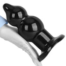 5.11in 9.05in Black Fantasy PVC Big Thick Butt Plug Dildo Pleasure Stimulator