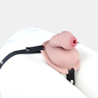 5.11in Real Hollow Chastity Cage Dildo Uncut Glans Female Masturbator