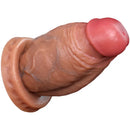 5.12in 5.51in 6.3in 7.09in 7.87in 8.27in Realistic Thick Silicone Soft Dildo