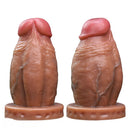 5.12in 5.51in 6.3in 7.09in 7.87in 8.27in Realistic Thick Silicone Soft Dildo