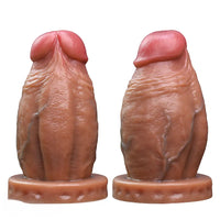 5.12in 5.51in 6.3in 7.09in 7.87in 8.27in Realistic Thick Silicone Soft Dildo