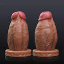 5.12in 5.51in 6.3in 7.09in 7.87in 8.27in Realistic Thick Silicone Soft Dildo