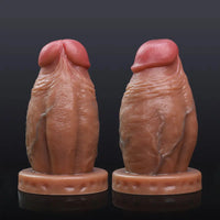 5.12in 5.51in 6.3in 7.09in 7.87in 8.27in Realistic Thick Silicone Soft Dildo