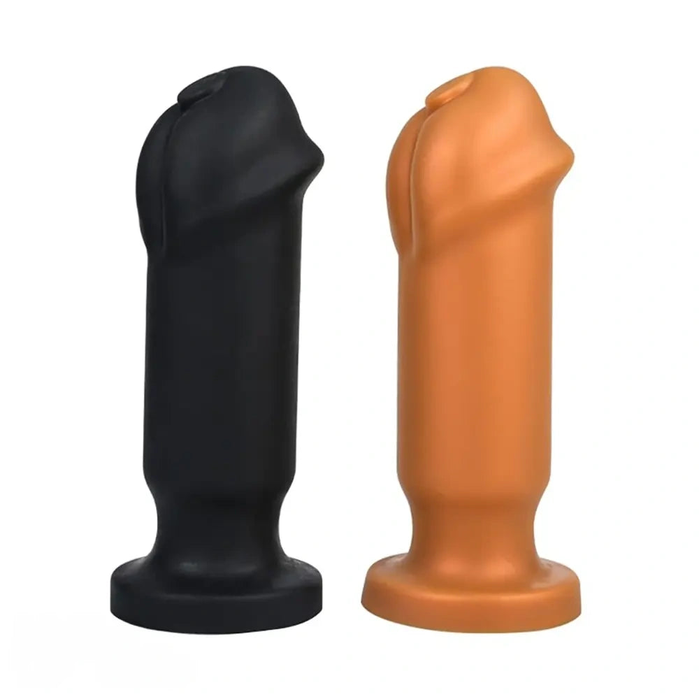 5.12in 6.29in 7.87in 9.06in Silicone Soft Odd Dildo With Suction Cup