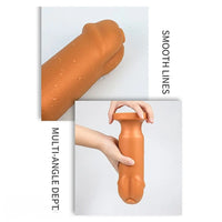 5.12in 6.29in 7.87in 9.06in Silicone Soft Odd Dildo With Suction Cup