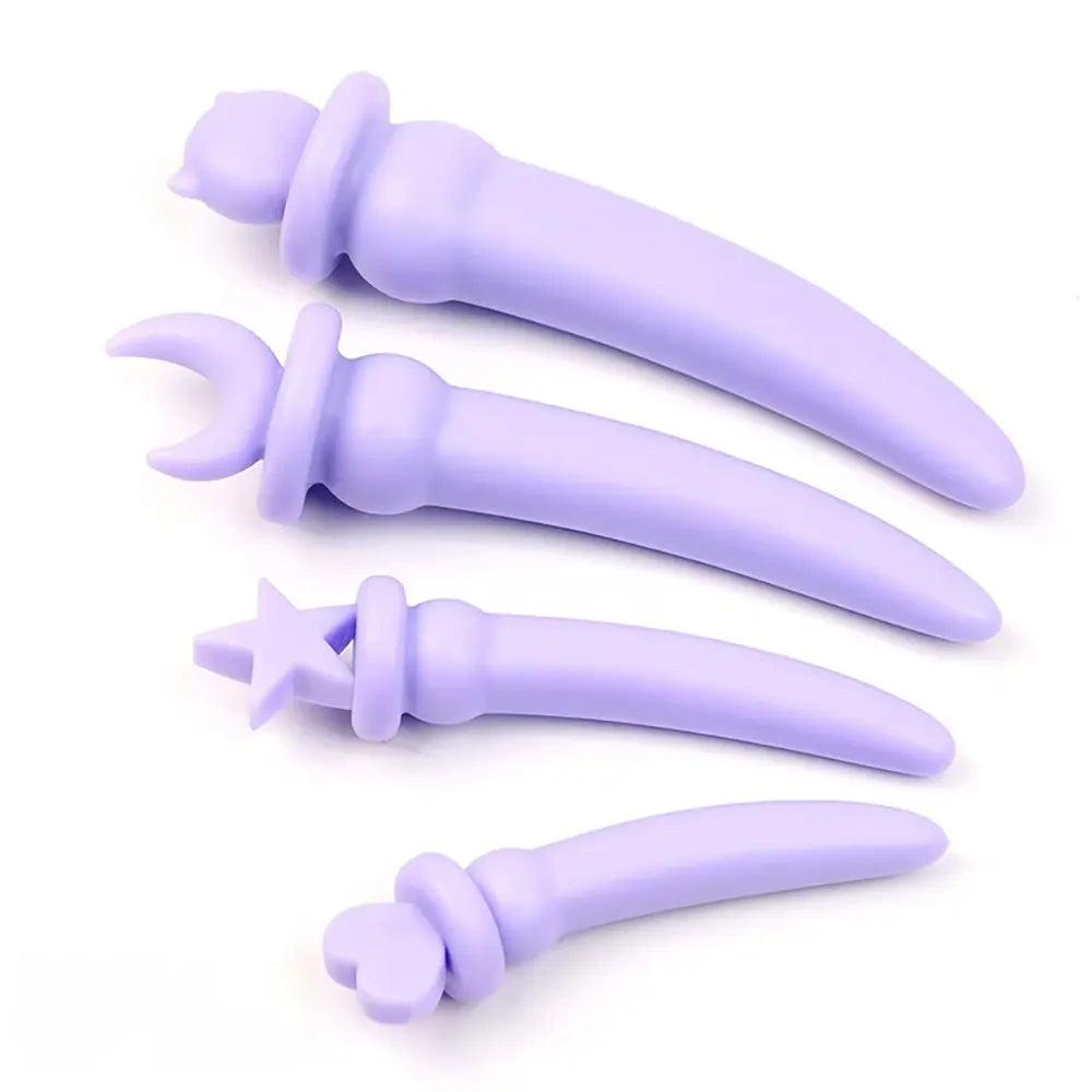 5.12in 6.3in 7.87in 8.27in Realistic Cute TPE Fantasy Dildo For Anus Orgasm
