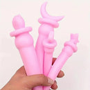 5.12in 6.3in 7.87in 8.27in Realistic Cute TPE Fantasy Dildo For Anus Orgasm