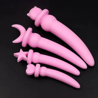 5.12in 6.3in 7.87in 8.27in Realistic Cute TPE Fantasy Dildo For Anus Orgasm