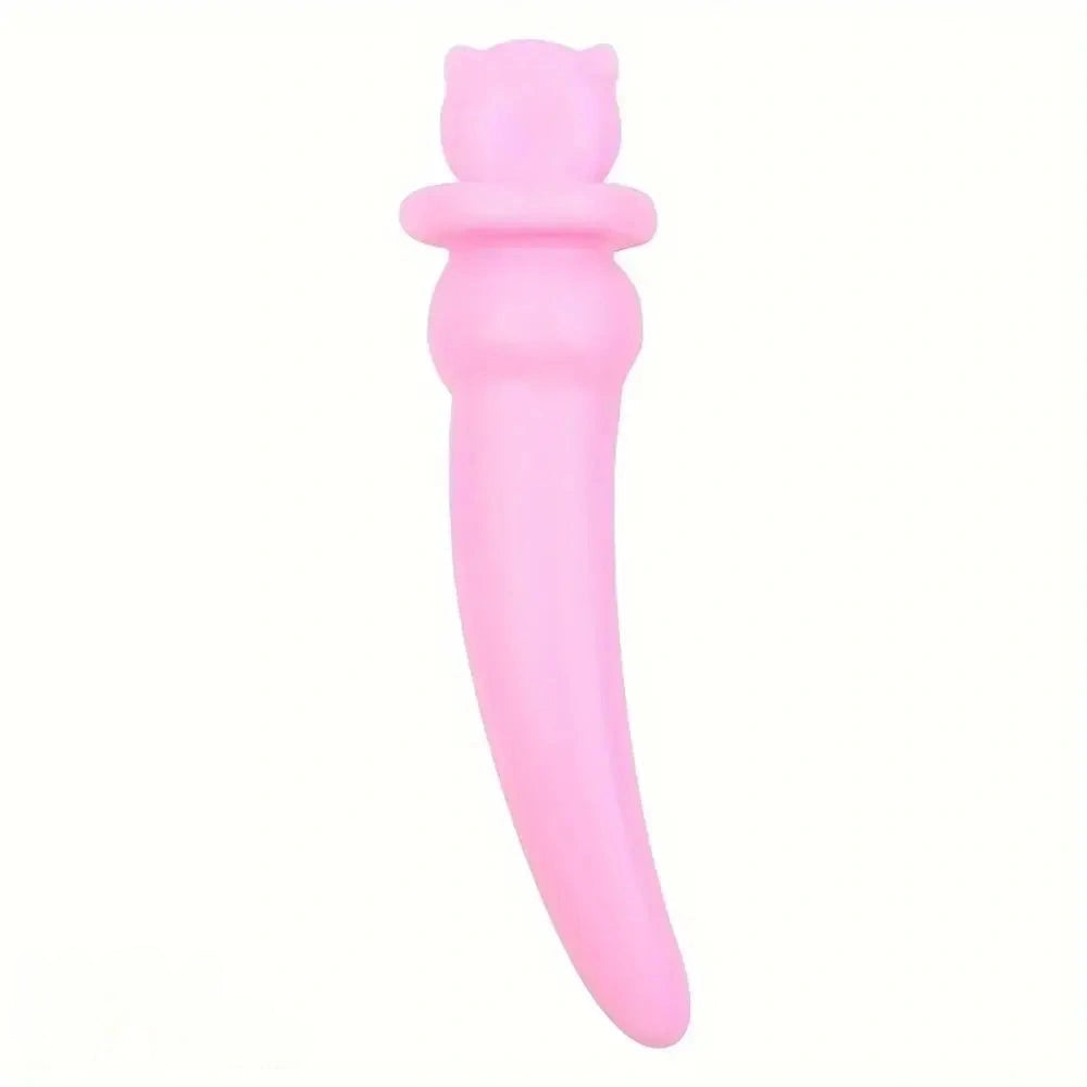 5.12in 6.3in 7.87in 8.27in Realistic Cute TPE Fantasy Dildo For Anus Orgasm