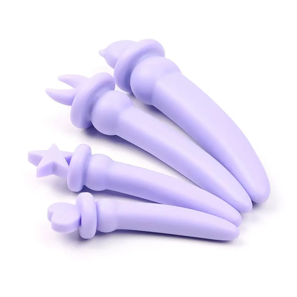 5.12in 6.3in 7.87in 8.27in Realistic Cute TPE Fantasy Dildo For Anus Orgasm