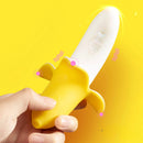 5.12in Banana Multi-Speeds Dildo Vibrating Real Touching Sex Toy