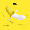 5.12in Banana Multi-Speeds Dildo Vibrating Real Touching Sex Toy