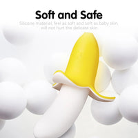 5.12in Banana Multi-Speeds Dildo Vibrating Real Touching Sex Toy