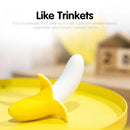 5.12in Banana Multi-Speeds Dildo Vibrating Real Touching Sex Toy