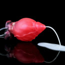 5.12in Fantasy Odd Silicone Soft Inflatable Spraying Water Dildo For Anus