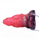 5.12in Fantasy Odd Silicone Soft Inflatable Spraying Water Dildo For Anus