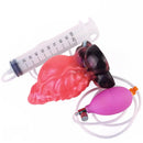 5.12in Fantasy Odd Silicone Soft Inflatable Spraying Water Dildo For Anus