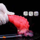 5.12in Fantasy Odd Silicone Soft Inflatable Spraying Water Dildo For Anus