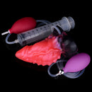 5.12in Fantasy Odd Silicone Soft Inflatable Spraying Water Dildo For Anus