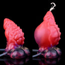 5.12in Fantasy Odd Silicone Soft Inflatable Spraying Water Dildo For Anus