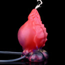 5.12in Fantasy Odd Silicone Soft Inflatable Spraying Water Dildo For Anus