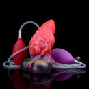 5.12in Fantasy Odd Silicone Soft Inflatable Spraying Water Dildo For Anus