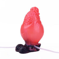 5.12in Fantasy Spiked Silicone Soft Inflatable Spraying Water Dildo For Anus