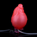 5.12in Fantasy Spiked Silicone Soft Inflatable Spraying Water Dildo For Anus